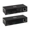 Kit extensor Eaton Tripp Lite Series USB-C a HDMI sobre Cat6 con soporte KVM, 4K 60Hz, 4:4:4, transmisor/receptor, USB, PoC, HDCP 2.2, hasta 70 m, TAA - extensión para vídeo