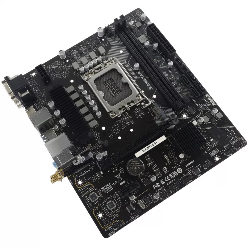 BIOSTAR Z690MX2-E D4 placa base, Intel Z690, LGA 1700, micro ATX, DDR4