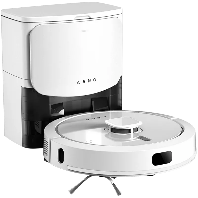 Robot aspirador AENO RC4S: limpieza húmeda y seca, control inteligente mediante app AENO, filtro HEPA, depósito 2 en 1