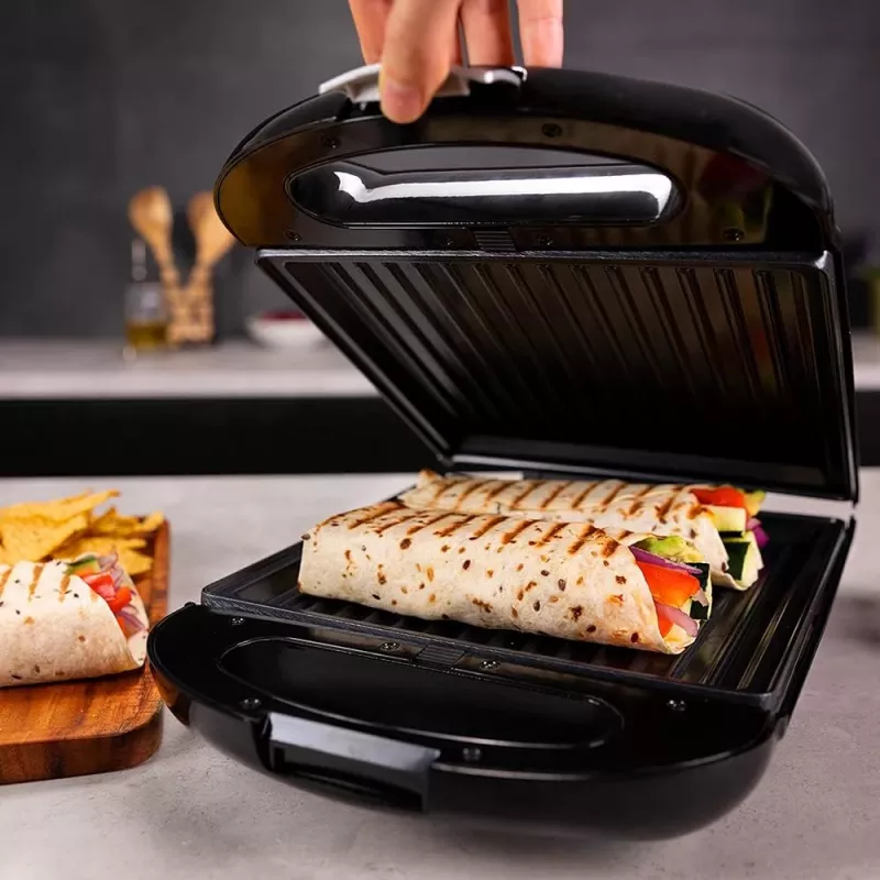 Sandwichera Cecotec | Rock'nToast Family 3in1 | 1500 W | número de placas 3 | negra