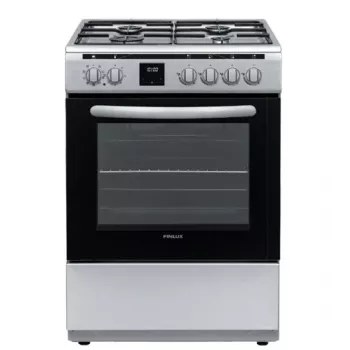 Cocina gas-eléctrica FINLUX FC-692GWNI — placa de libre instalación con quemadores de gas y horno eléctrico