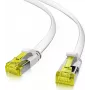 helos Cat.6a Ultra-Flat U/FTP AWG 32 Cable de conexión 205257, 2 m, blanco