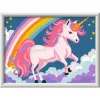 Set de pintar por números Ravensburger CreArt Rosa Unicornio pintura