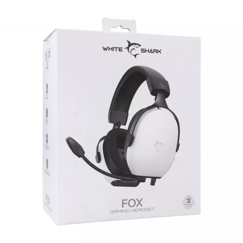 Auriculares White Shark GH-2445 Fox White