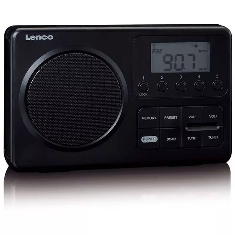 Lenco MPR-035BK radio, negra