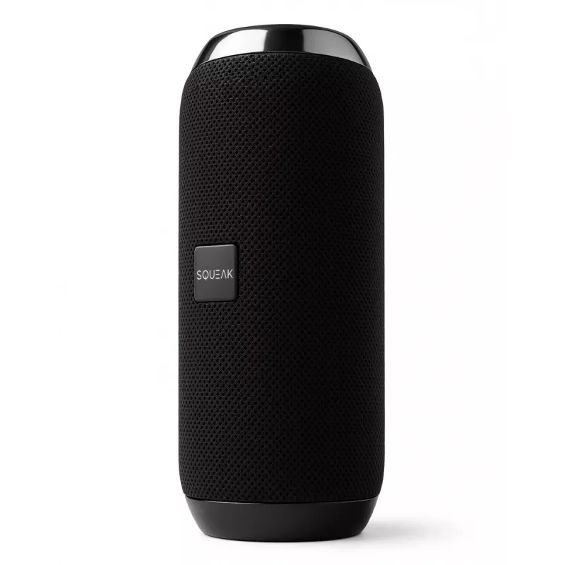 Altavoz estéreo Bluetooth portátil SQUEAK SQ1008 — 14W RMS, Bluetooth 5.3, 1200 mAh, IPX4, FM, LED, AUX, USB