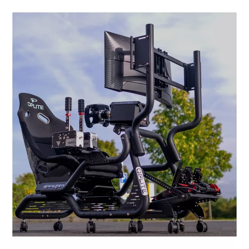 Ruedas giratorias con freno OPLITE para GTR S8/S8 Elite negro retail (OP-CW)