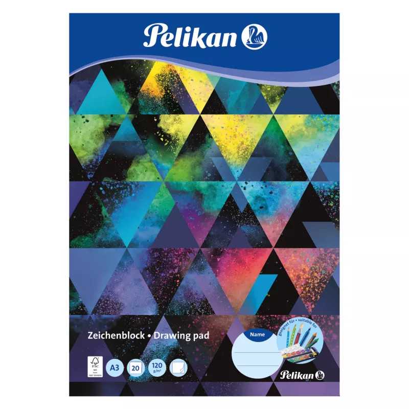 Cartón Pelikan 236799 20 hojas 120 g/m² A3