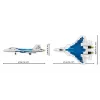 Set de construcción Cobi SU-57 Felon, 928 piezas – modelo Cobi COBl-5909