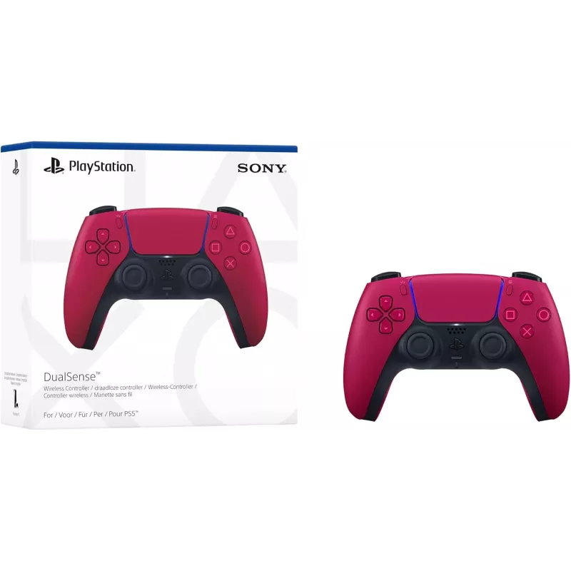Mando Sony DualSense v3 rojo — Bluetooth/USB, USB-C, batería integrada, PS5, 160×106×66 mm