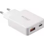 Cargador USB Voltcraft UC-1C1A65W01 USB-C USB-A carga rápida PD 3.0 blanco (VC-17010790)