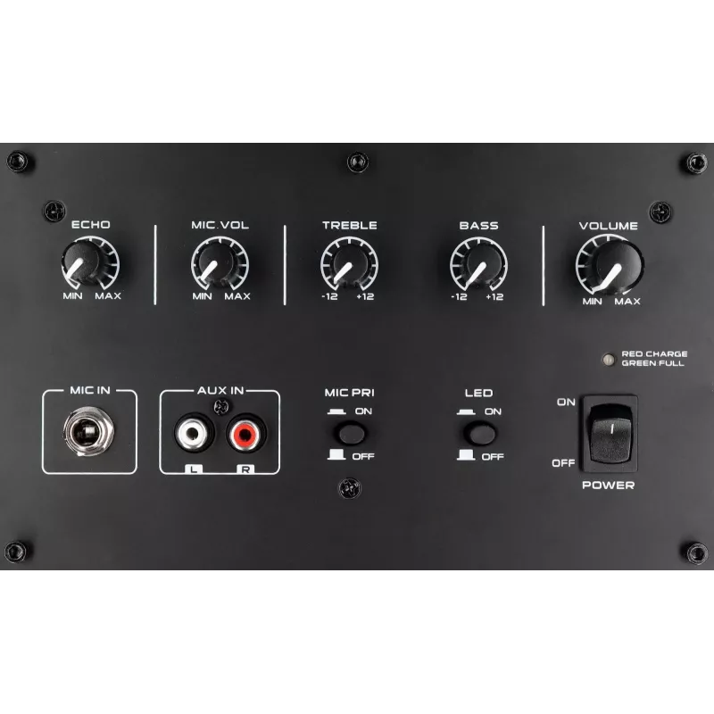 Sistema de audio MB08.2 PLL FM USB/SD/BT karaoke LED