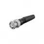 Goobay 11337 Conector BNC con tapa roscada y contactos de soldar, pin dorado