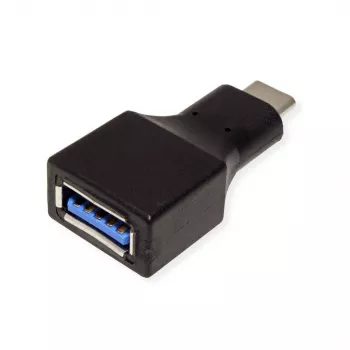 Adaptador de cable Value 12.99.9030 USB Type-C USB Type-A Negro (12.99.9030)