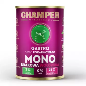 CHAMPER Gastro monoproteico ternera - alimento húmedo para perros - 400g