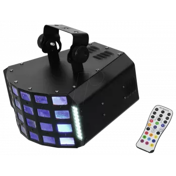 Efecto de luz LED EUROLITE D-30 Hybrid 36W RGBAWP DMX, efecto híbrido beam/wash, 36 W