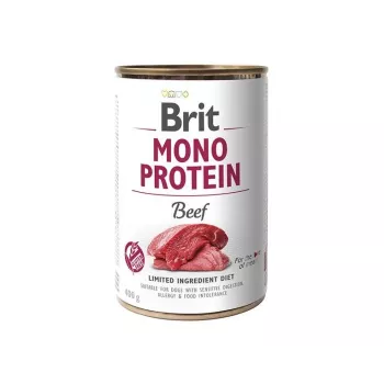 BRIT Mono Protein Beef - Alimento húmedo para perros - 400 g
