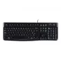 Teclado de sobremesa MK120, con cable, USB, QWERTZ, negro, ratón incluido