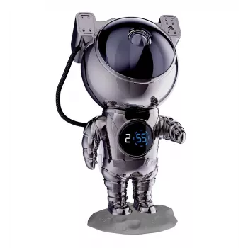 Proyector de estrellas astronauta Hawk HW-STAR02 con reloj Ghrome Edition