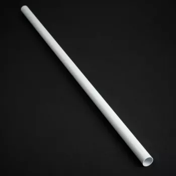 Hardtubing Bitspower tubo de latón 16 mm AD biselado, 500 mm, lacado blanco