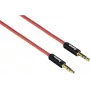 Cable de audio Hama 1 m 3,5 mm/3,5 mm rojo