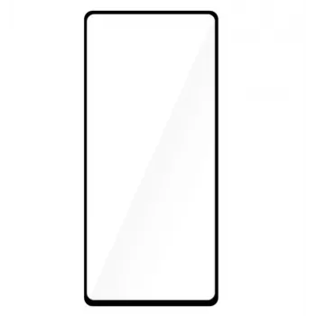 Protector de pantalla de cristal templado Tellur para Samsung S10 Lite — totalmente adhesivo, compatible con funda, negro