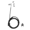 Cable de seguridad DICOTA D31699 negro 2 m