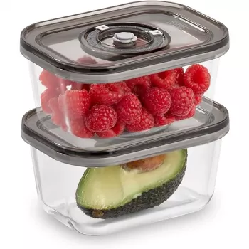 Recipiente de vacío Caso VacuBoxx Eco-Duo S transparente, set de 2