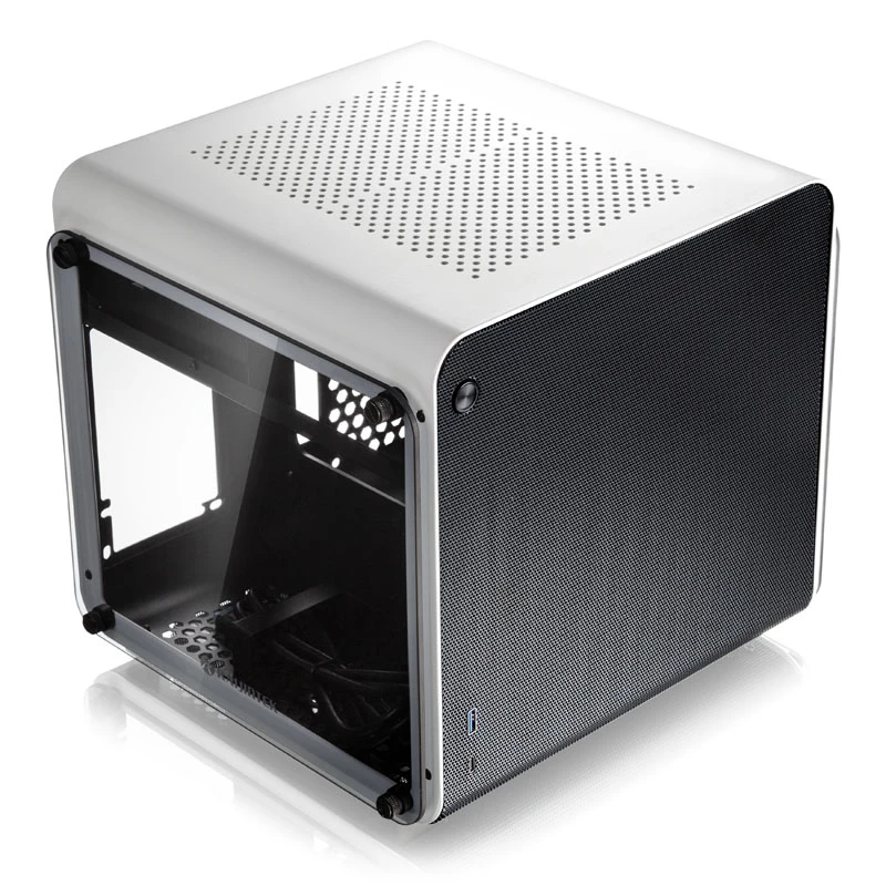 Caja de ordenador Raijintek METIS EVO TG Mini-ITX, blanco
