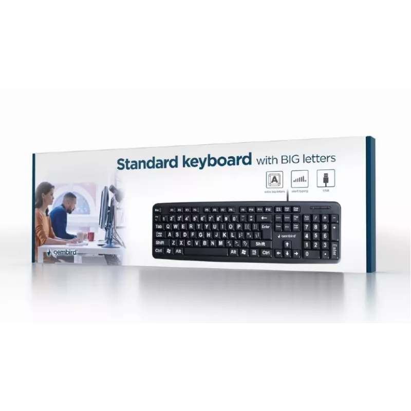 Teclado estándar USB para personas mayores