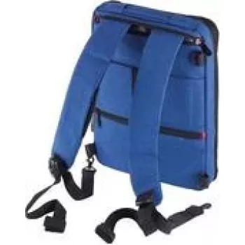 Mochila urbana TROIKA SAFTSACK azul — poliéster, 270×53×365 mm