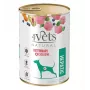 Lata de comida húmeda para perros 4vets Natural Hepatic 400 g — dieta veterinaria para el apoyo hepático, pavo, 77 % humedad