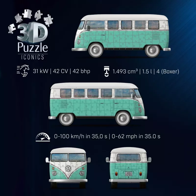 Puzle Ravensburger Volkswagen T1 162 piezas