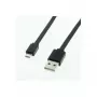 ROLINE - Cable USB - USB Type-A, 4 pines (M) - Micro-USB Type-B de 5 pines (M) - 1 m (USB/USB 2.0) - encapsulado - Negro (11.02.8760)