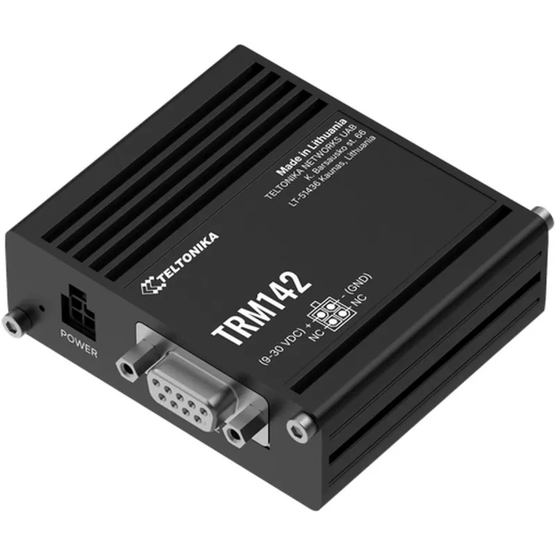 Módem 4G industrial TELTONIKA TRM142 — conectividad LTE, diseño industrial compacto