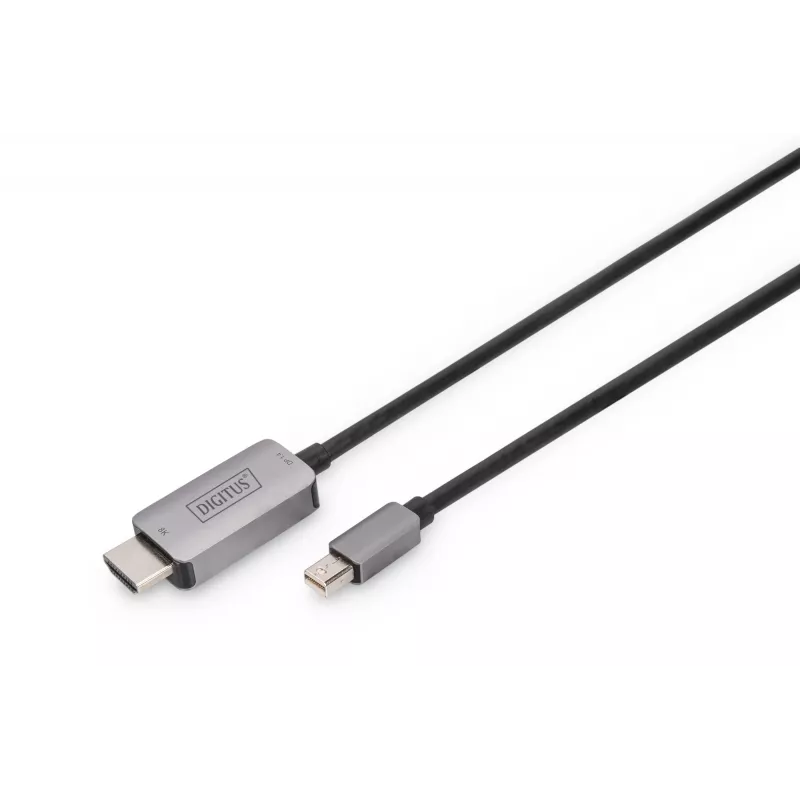DIGITUS - Cable adaptador - Mini DisplayPort (macho) a HDMI (macho) - 1,0 m - Compatibilidad con 8K 60 Hz - Negro (DB-340109-010-S)