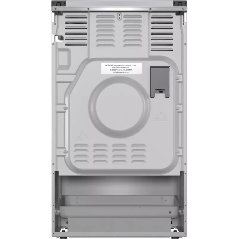 Gorenje GKS5C71XF cocina independiente con horno Plata