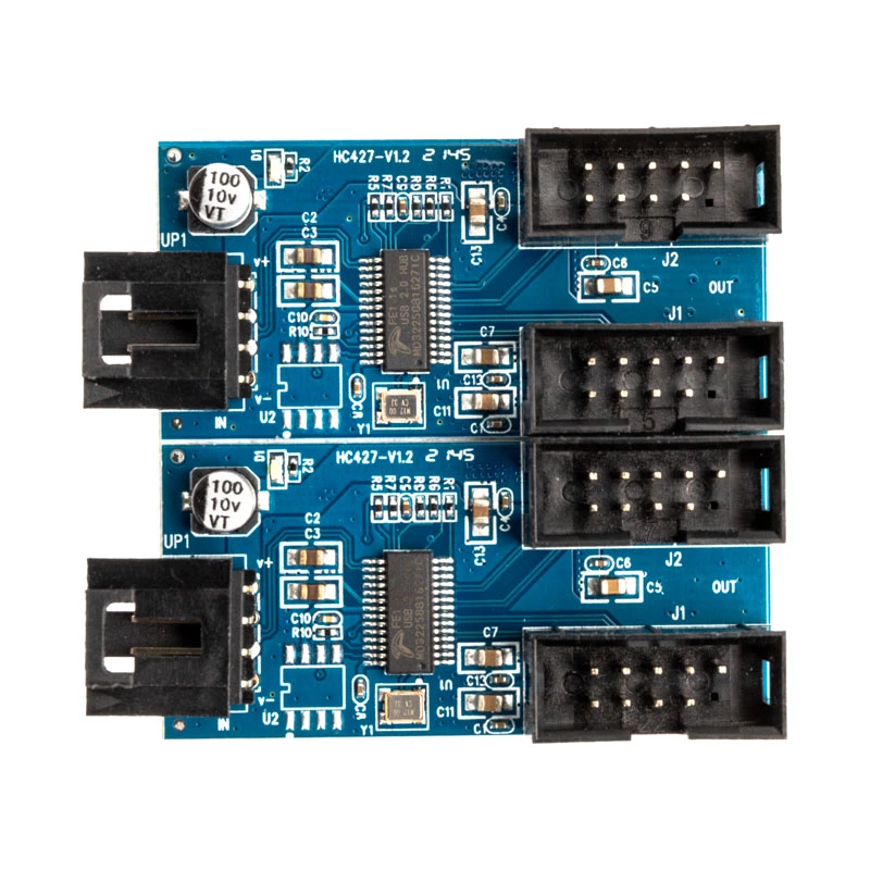 Hub USB 2.0 Akasa AK-CBUB64-30BK de 1 a 4 puertos USB 2.0