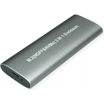 Value 16.99.4132 Carcasa para unidad de almacenamiento Carcasa SSD Plata M.2 (16.99.4132)