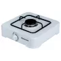 Fogón de gas Ravanson K-01T (blanco; 1 zona)