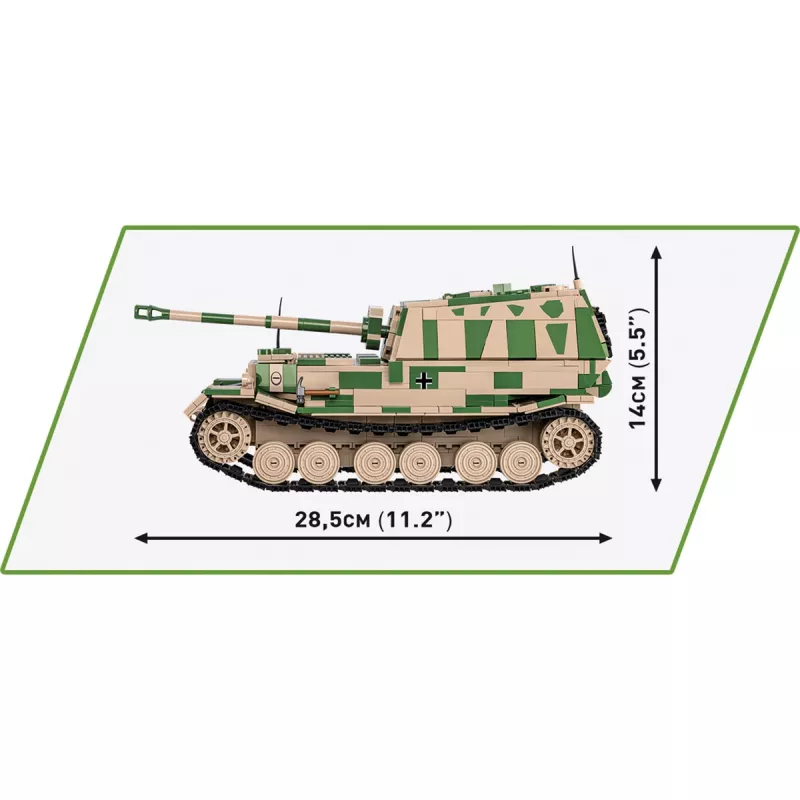 Vehículo Cobi Historical Collection WWII SD. Ferdinand Panzer, multicolor