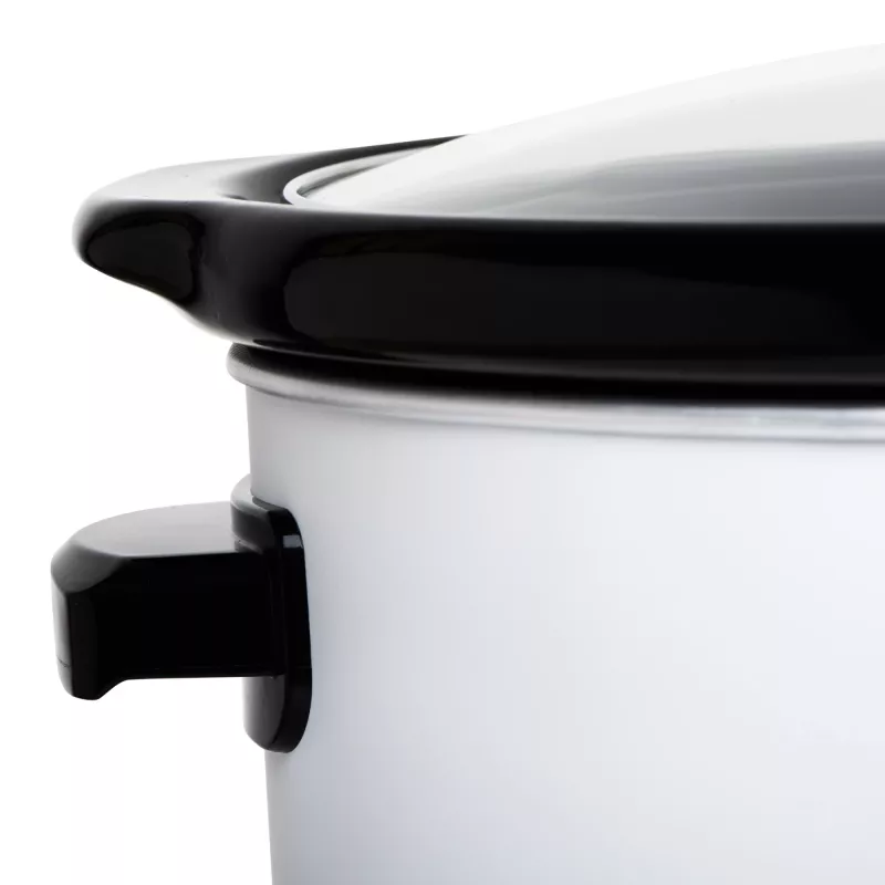 Adler AD 6413r Olla de cocción lenta, 5,8L, Blanco