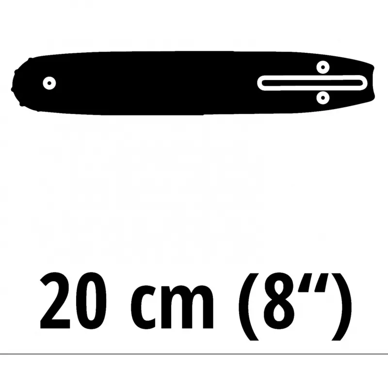 Espada Einhell 4500194 20 cm negro