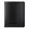 EXTRALINK LITE 9U 530X400 armario rack de pared, negro, con estante