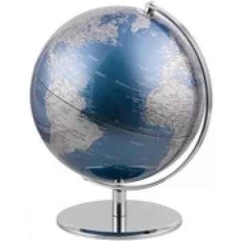 Globo terráqueo político TROIKA Globo PLANET 25 cm Diseño clásico con base de mesa