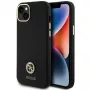 GUESS | GUHCP15M4DGPK | Funda trasera | Apple | iPhone 15 Plus/14 Plus | TPU, silicona, microfibra | Negro