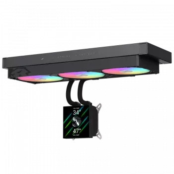 Refrigeración líquida para CPU Gamemax | GLACIER 360 LCD BK | Intel, AMD