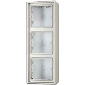 Caja de superficie JUNG ES 2583 A-L acero inoxidable