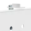 Separador de escritorio ergo office ER-301 W – panel de acero de 1116 mm de ancho con pizarra magnética, blanco, carga máx. 10 kg