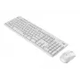 Logitech MK295 Silent - Conjunto de teclado y ratón - Inalámbrico - 2,4 GHz - Italiano - Blanco crema